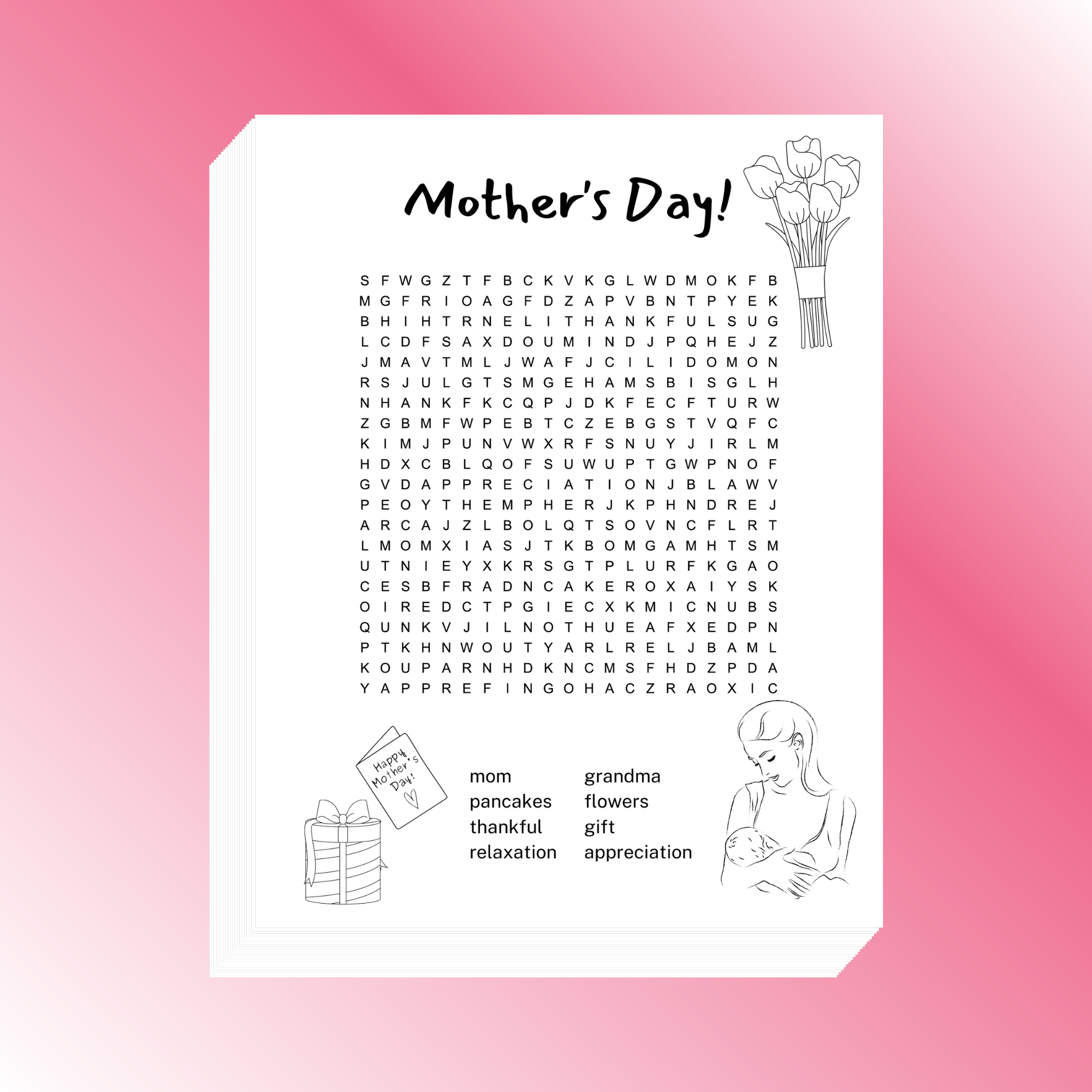 Mother’s Day Word Search