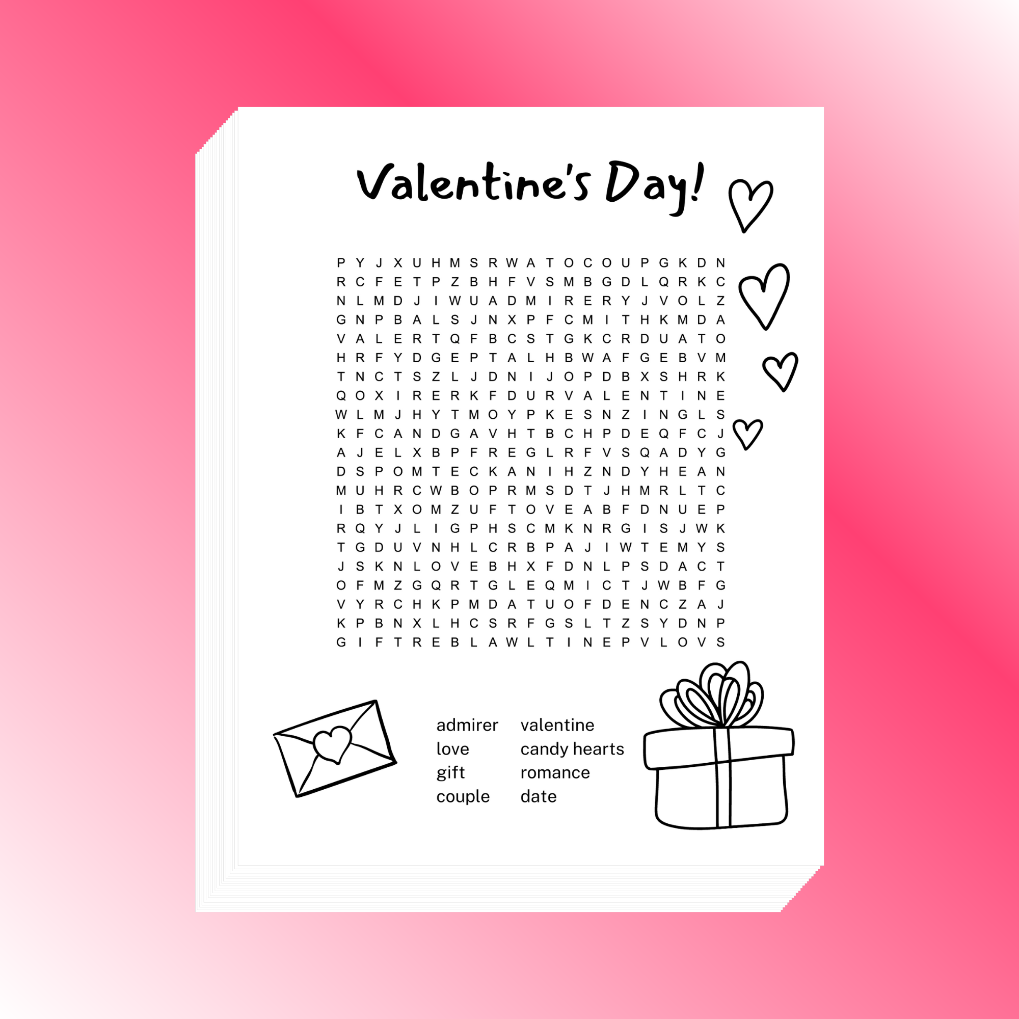 Valentine’s Day Word Search