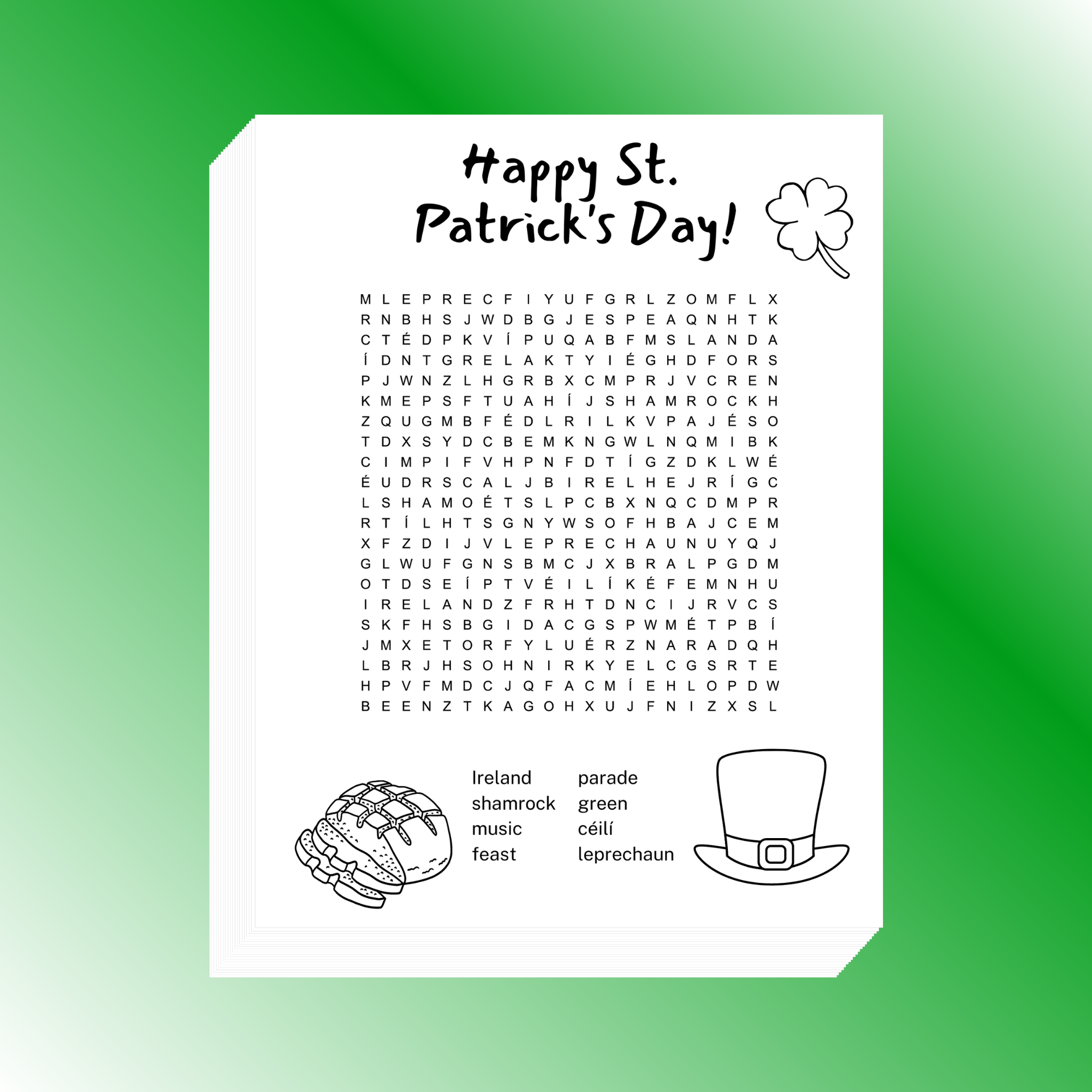 St. Patrick’s Day Word Search